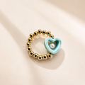 Elastic Heart Ring