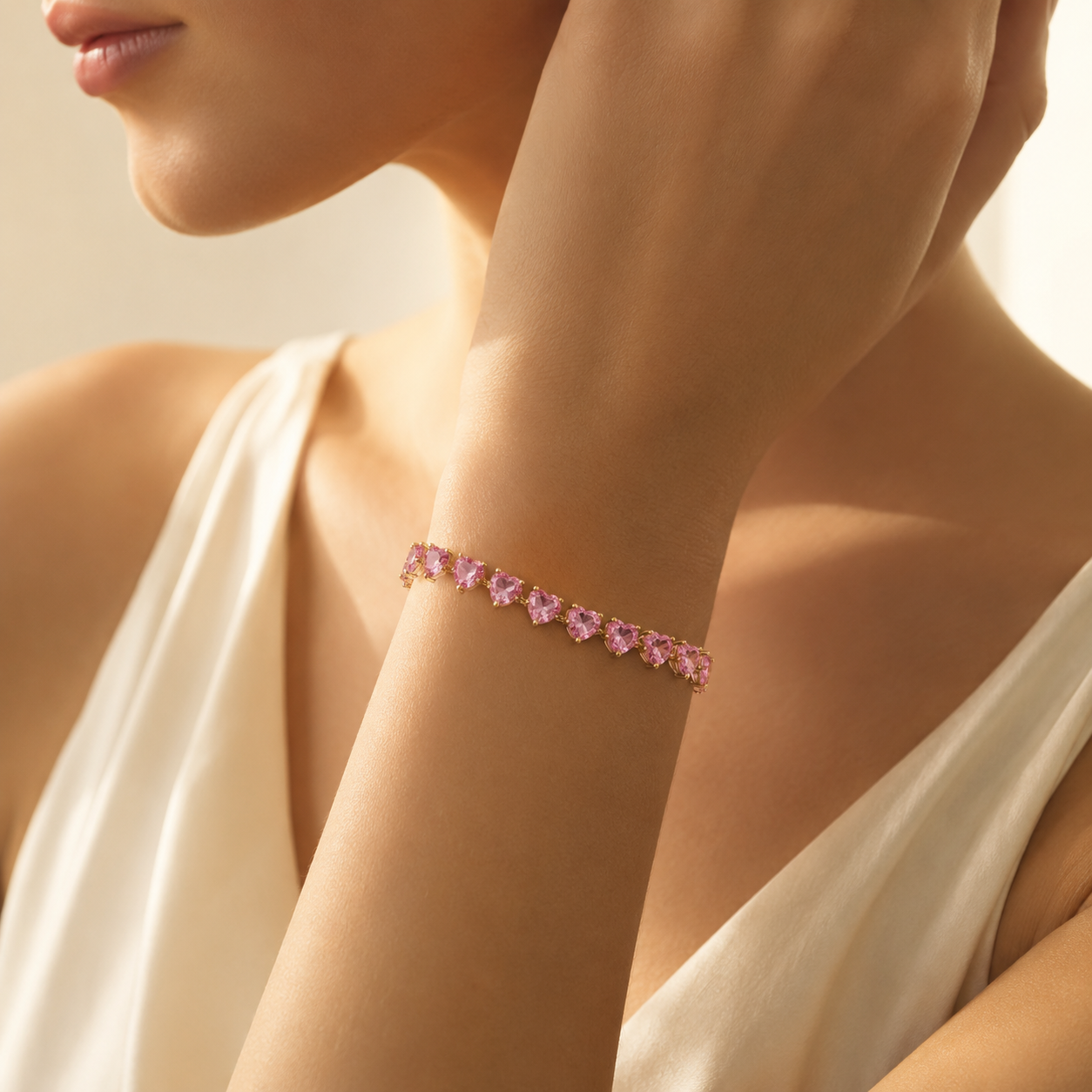 Jeremiah 31:3 Hearts Bracelet