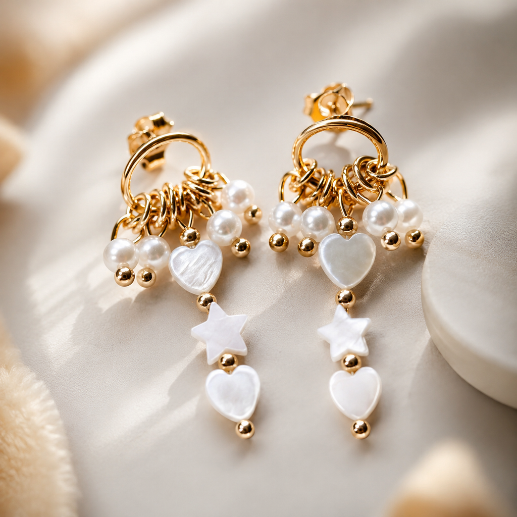 Star & Heart Earrings