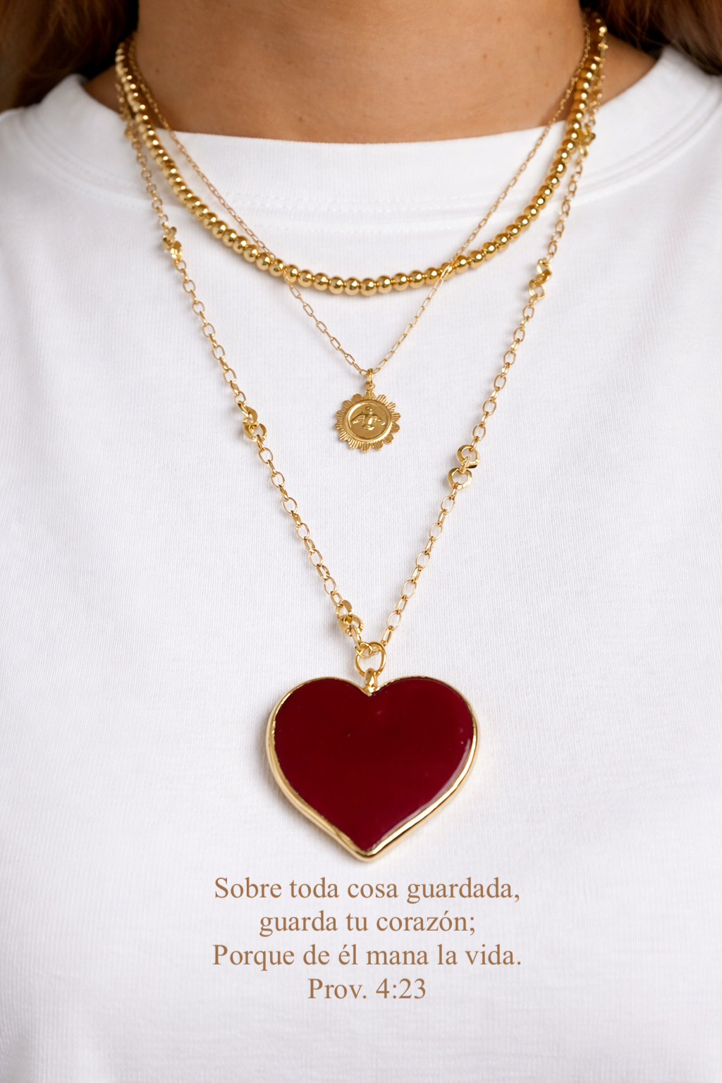 Guard Your Heart Necklace - Proverbs 4:23